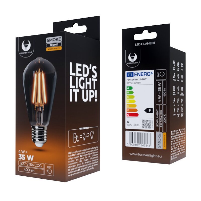 Żarówka LED FOREVER LIGHT RTV0100018 4W E27