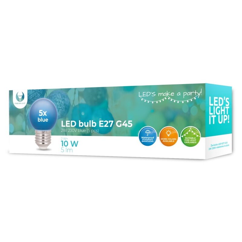 Żarówka LED FOREVER LIGHT RTV003604 2W E27
