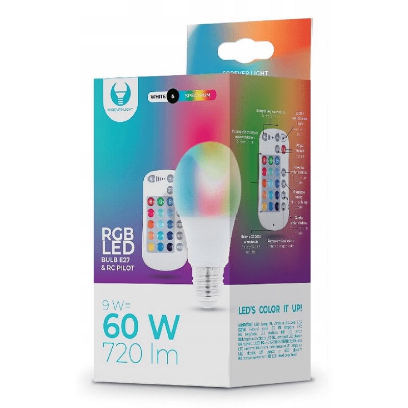 Żarówka LED FOREVER LIGHT RTV003564 9W E27