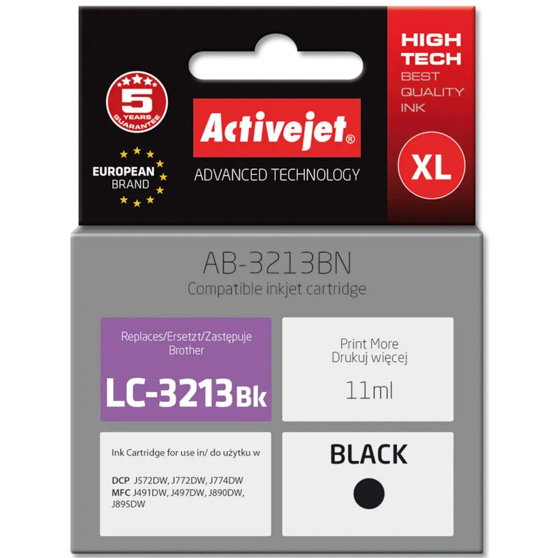 ActiveJet AB-3213BN (zamiennik LC3213) Czarny 11 ml