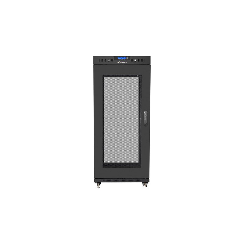 Szafa RACK LANBERG 19" 15U FF01-8015-23BL 1000 x 1000 mm, Stojąca Czarny