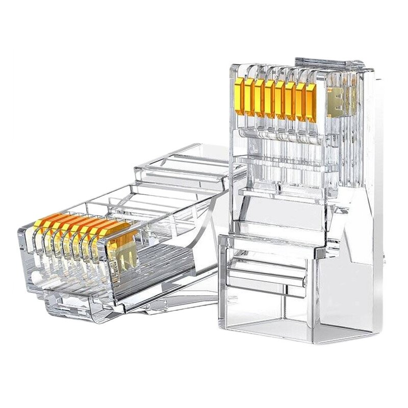 Wtyk UGREEN 60558 Modularny, Kategoria 6, Pozłacane styki (100 szt.)