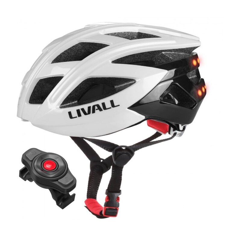 Kask rowerowy LIVALL BH60SE Neo Biały Szosowy z lampką (rozmiar L)