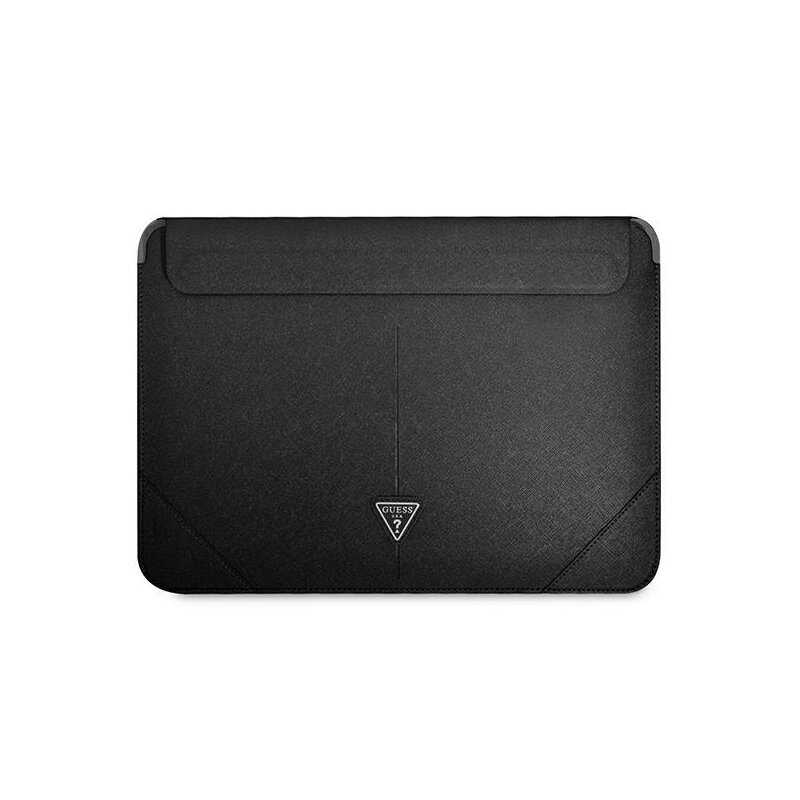 Guess Saffiano Triangle Logo GUCS14PSATLK 14" Czarny