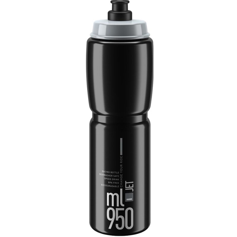 Bidon ELITE Jet 950 ml Czarny
