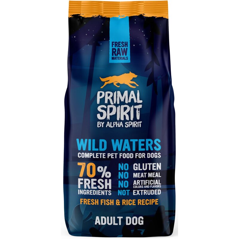 PRIMAL SPIRIT Wild Waters - półwilgotna karma dla psa - 12kg