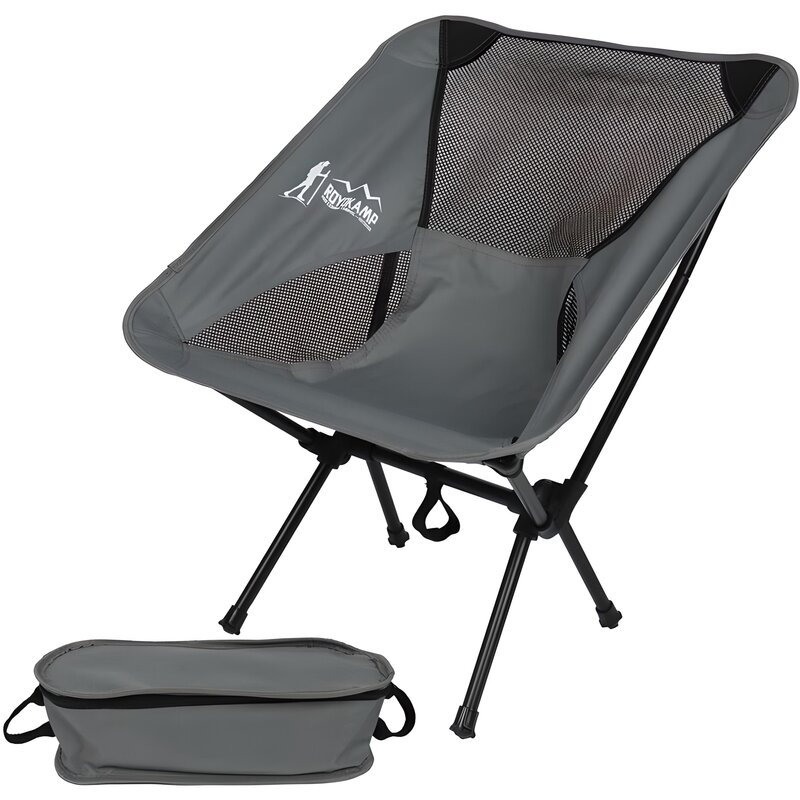 Krzesło turystyczne ROYOKAMP Szary