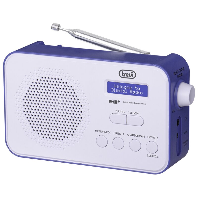 Radio TREVI 7F92 R Przenośne Niebiesko-srebrny