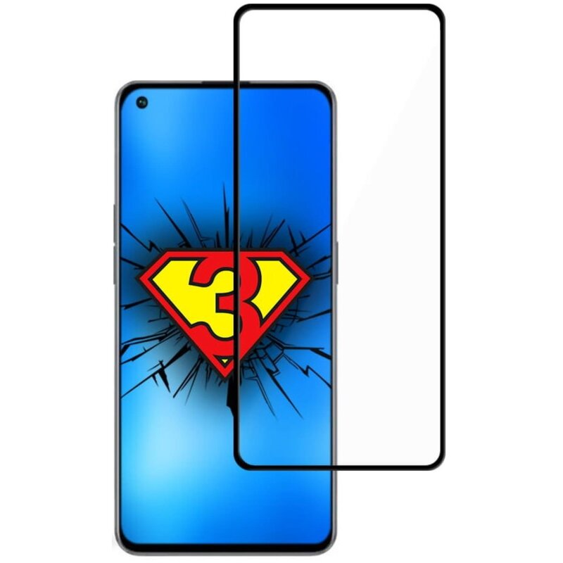 Szkło hartowane 3MK HardGlass Max Lite do Oppo Reno 7Z 5G Czarny