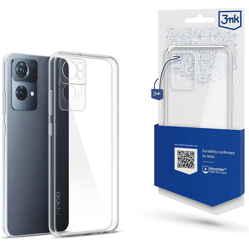 Etui 3MK Clear Case do Oppo Reno 7 Pro 5G Przezroczysty