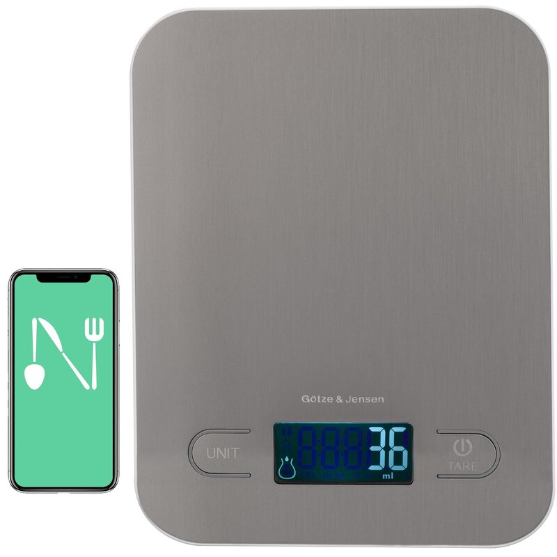 Waga kuchenna GÖTZE & JENSEN KS602 z bluetooth i aplikacją