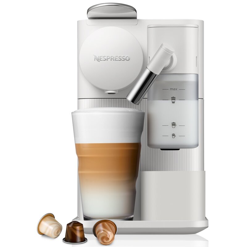 Ekspres do kawy na kapsułki Nespresso DeLonghi EN510.W Latissima One