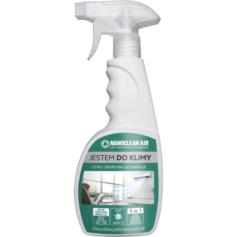 Płyn czyszcząco-dezynfekujący do urządzeń klimatyzacyjnych NANOCLEAN Air 4Home AC-89G500K Kwiatowy 500 ml