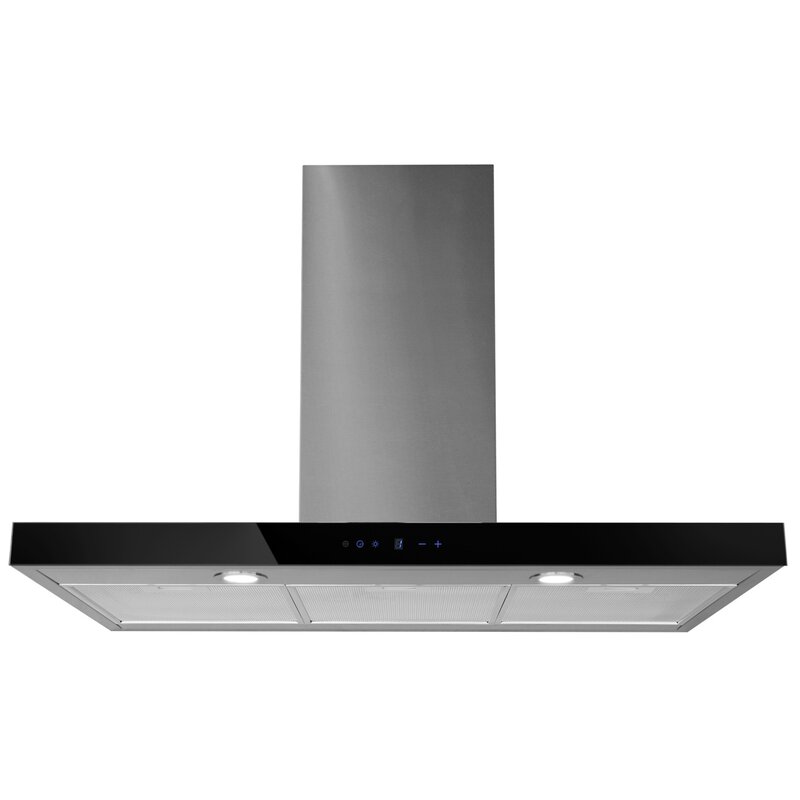 Okap AFRELLI AW-6 Nuvola 90 Inox/Czarny 672m3/h 57dB klasa B