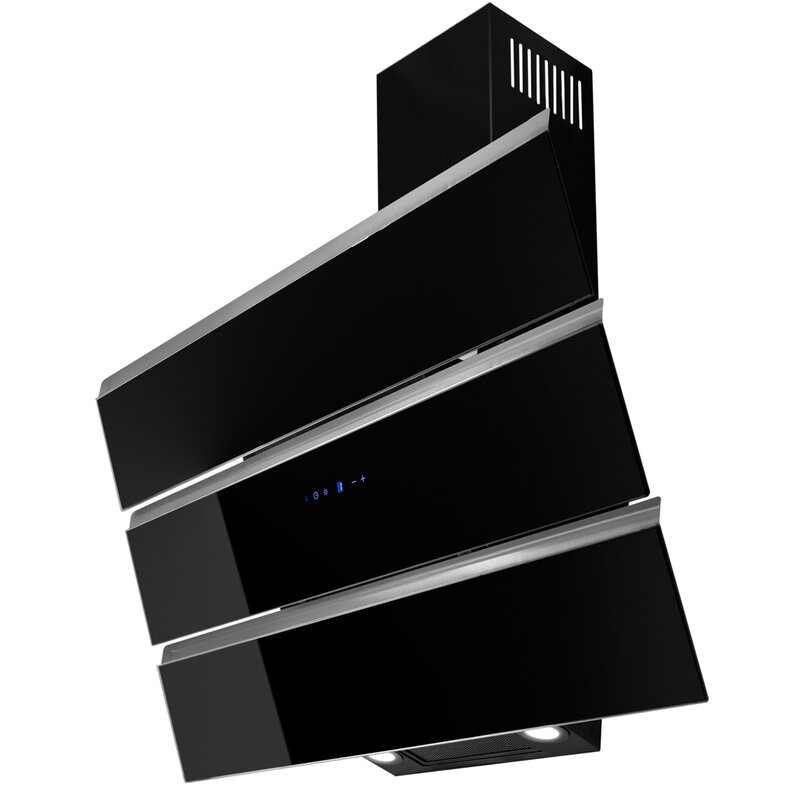 Okap AFRELLI Aero 80 Czarny 635m3/h 64dB klasa B