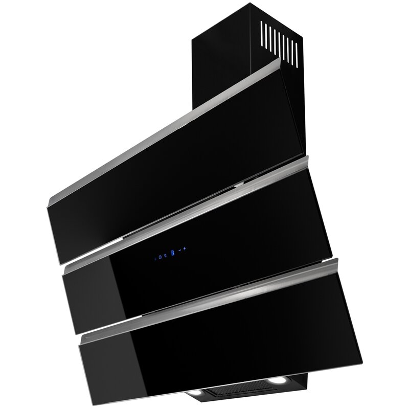 Okap AFRELLI AW-6 Aero 90 Czarny 635m3/h 64dB klasa B