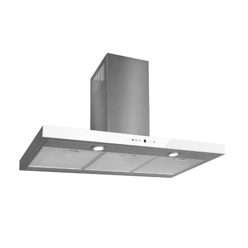 Okap AFRELLI AW-6 Nuvola 90 Inox/Biały 672m3/h 57dB klasa B