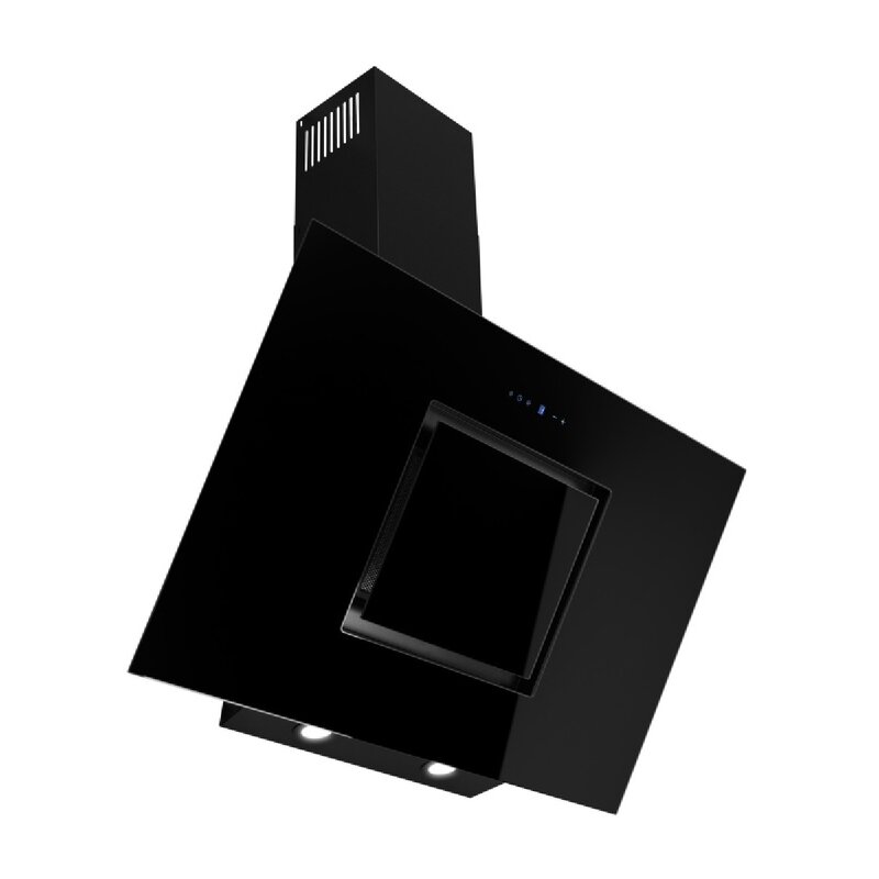 Okap AFRELLI AW-6 Tosca 80 Czarne szkło 635m3/h 64dB klasa B oświetlenie LED