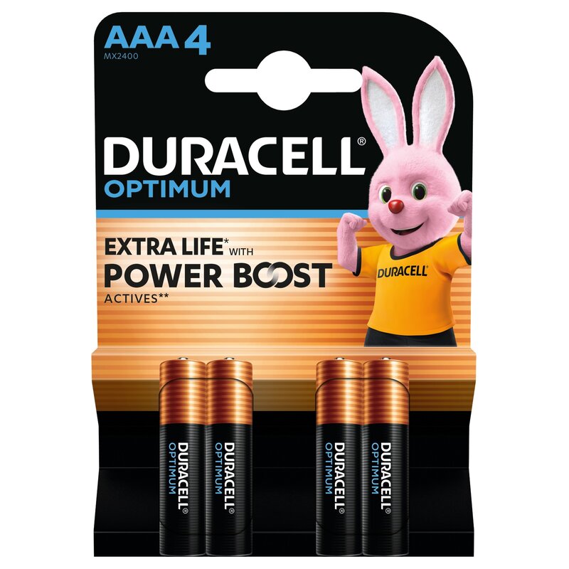 Baterie DURACELL Optimum AAA 4szt.