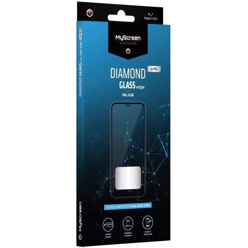 Szkło hartowane MYSCREEN Diamond Glass Lite Edge Full Glue do Samsung Galaxy A33 Czarny