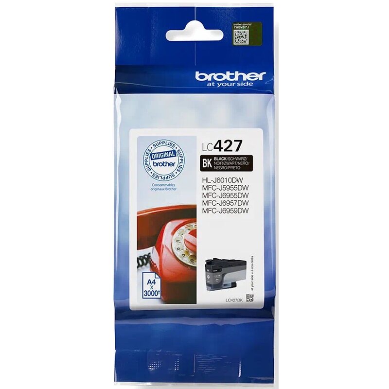Brother LC427BK black do 3000 str.