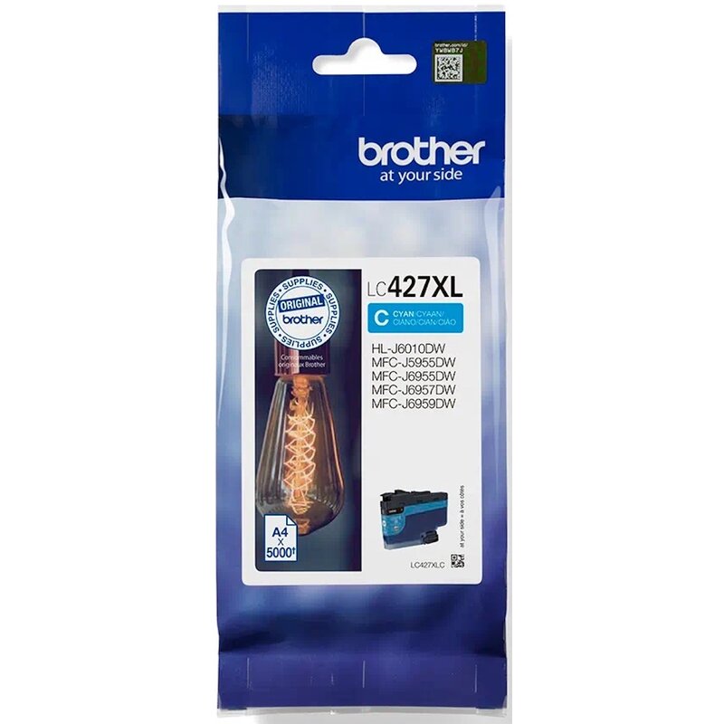 Brother LC427XLC cyan do 5000 str.