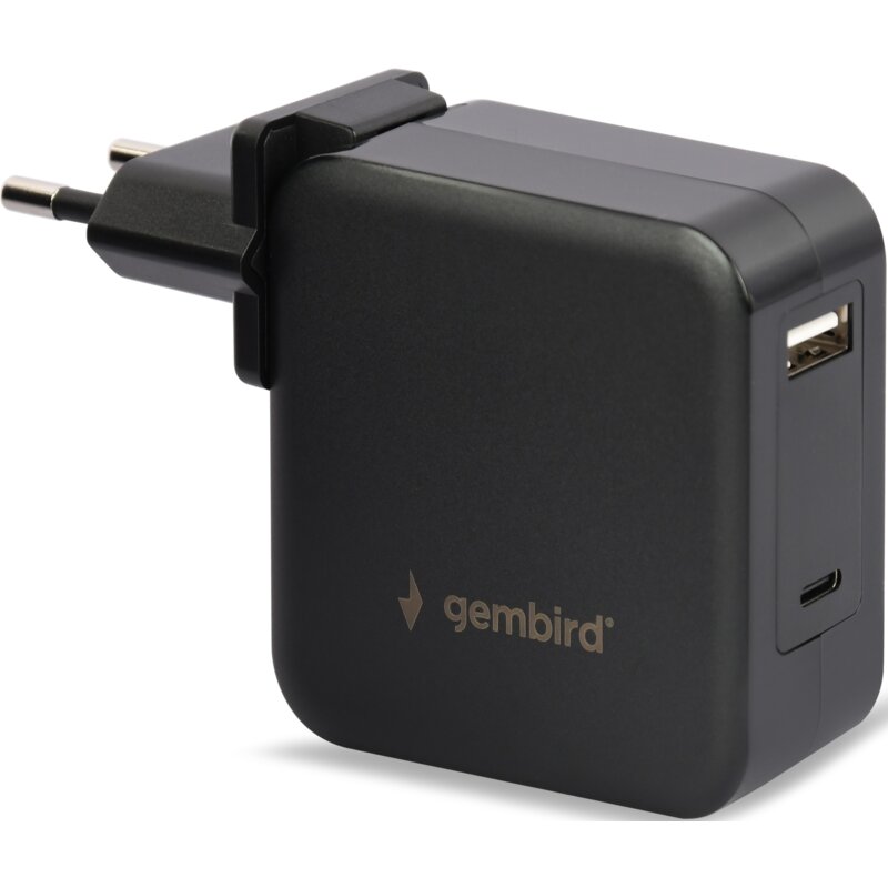 Zasilacz do laptopa GEMBIRD NPA-PD60-01 60W PD ładowarka do laptopa USB-C