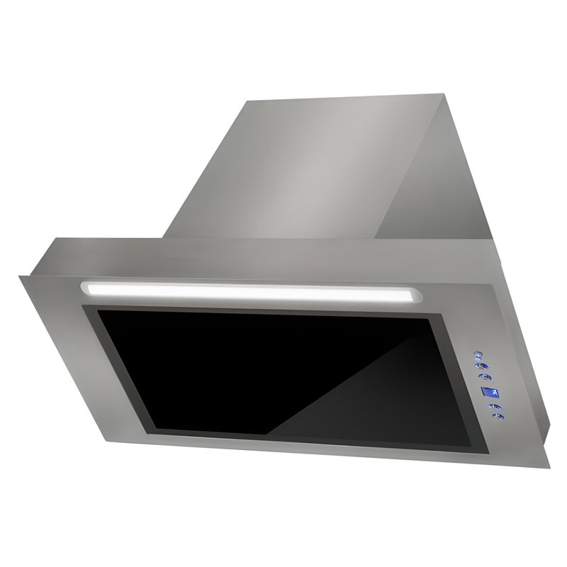 Okap AFRELLI AW-10 Piano 90 Inox/Czarne szkło 439m3/h 59dB klasa A Timer