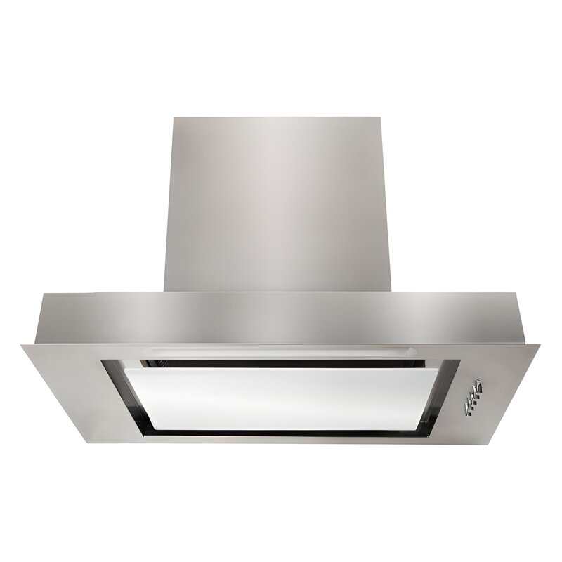 Okap AFRELLI AW-5 Piano Classic 60 Inox/białe szklo 428m3/h 65dB klasa D