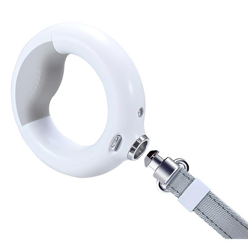 Smycz DOGGY VILLAGE Luminous Leash MT7126 M/L (200 cm - 20 mm) Biały