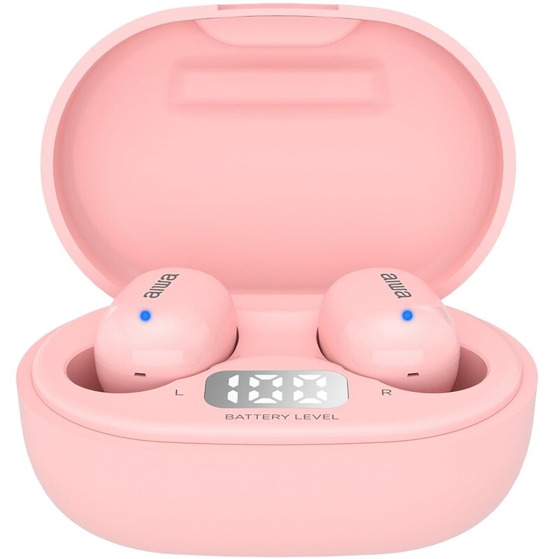 Słuchawki dokanałowe AIWA EBTW-150PK Różowy