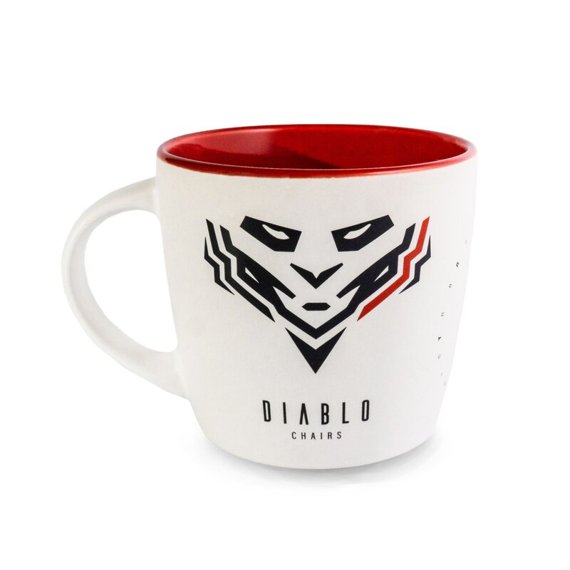 Kubek DIABLO CHAIRS Biało-czerwony