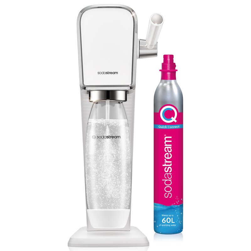 Sodastream ART Biały + Nabój z gazem CO2