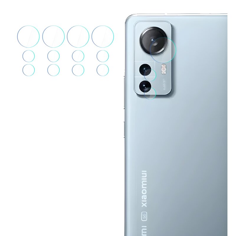 Szkło hybrydowe na obiektyw 3MK Lens Protection do Xiaomi 12 Lite