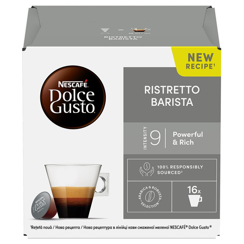 Kapsułki NESCAFÉ Ristretto Barista do ekspresu Nescafe Dolce Gusto