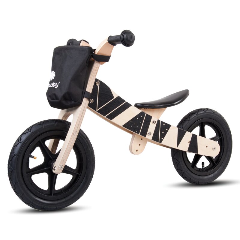 Rowerek biegowy SUN BABY Twist Plus Samoa Czarno-brązowy