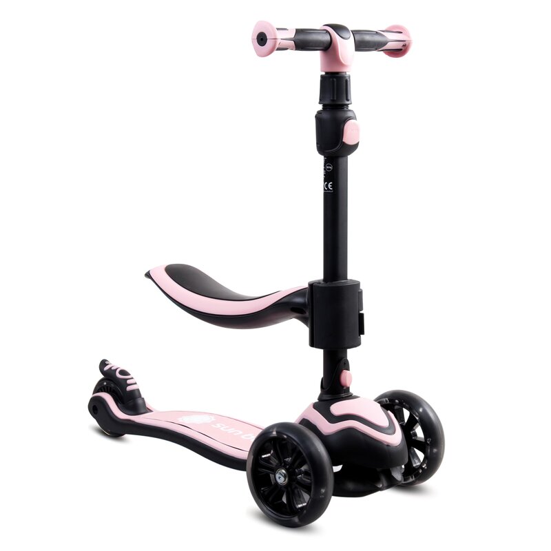 Hulajnoga dla dzieci SUN BABY Flash 3w1 Różowy