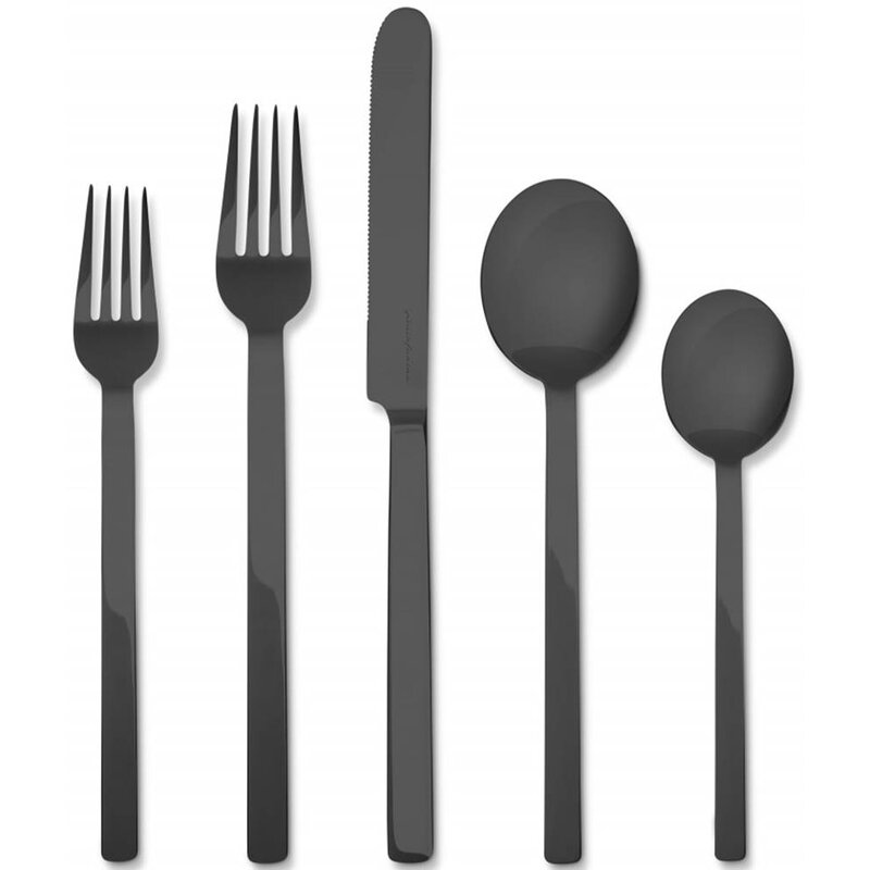 Zestaw sztućców MEPRA Stile Oro Nero (30 elementów)