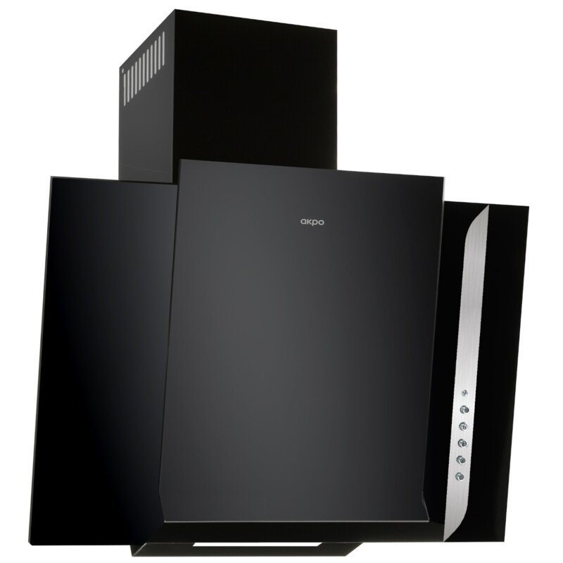 Okap AKPO WK-4 Gamma 60 Czarne szkło 375.7m3/h 67dB klasa D
