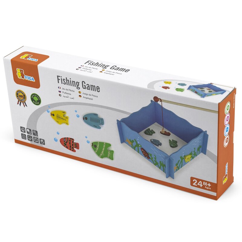 Gra zręcznościowa VIGA Learn From Fun Łowimy rybki 56305