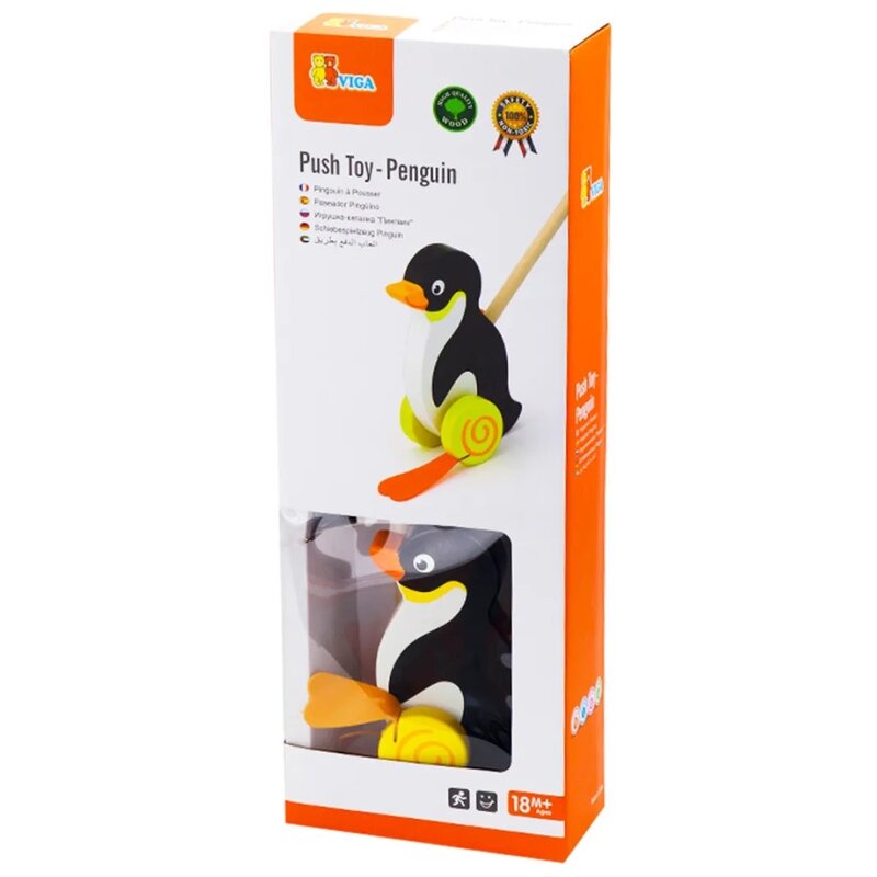 Zabawka VIGA Pchacz Pingwinek 50962