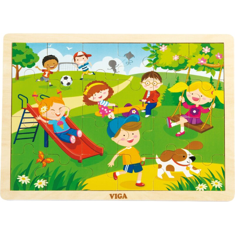 Puzzle VIGA Cztery pory roku: Wiosna 51269 (24 elementów)