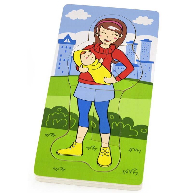 Układanka VIGA Jak rośnie dzidziuś 50405 (5 elementów)