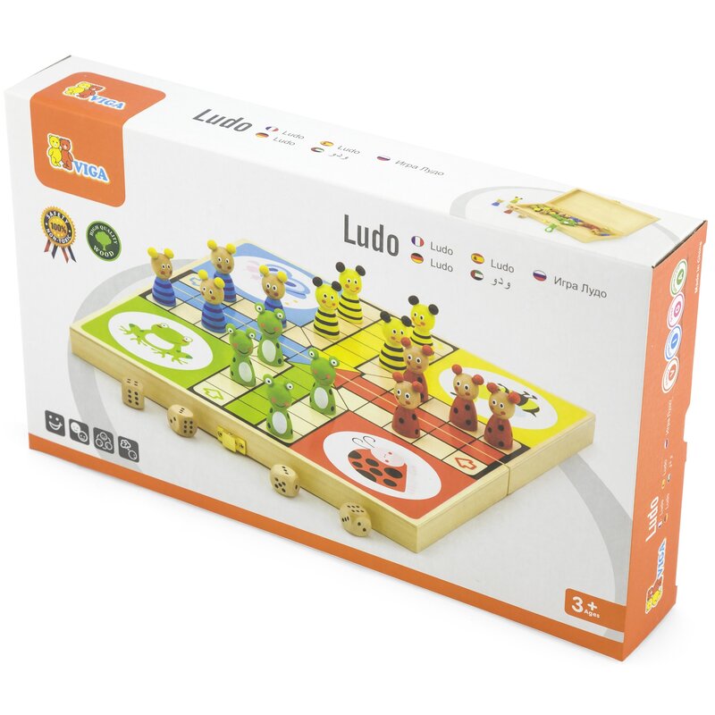 Gra planszowa VIGA Learn from Fun Chińczyk 50064