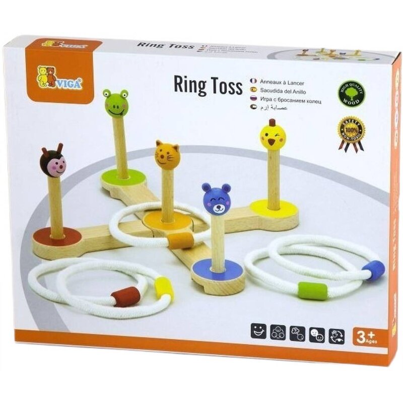 Gra zręcznościowa VIGA Rzut pierścieniem 50174