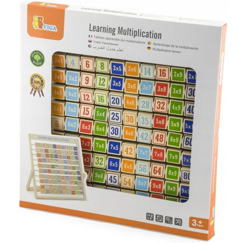 Zabawka edukacyjna VIGA Tabliczka mnożenia 50036