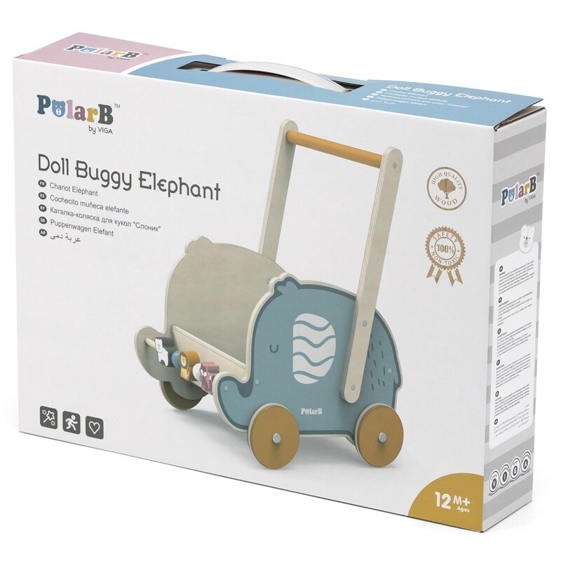 Pchacz dla dziecka VIGA PolarB Słonik 2w1