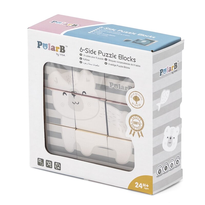 Układanka VIGA PolarB Kostki 44024 (9 elementów)