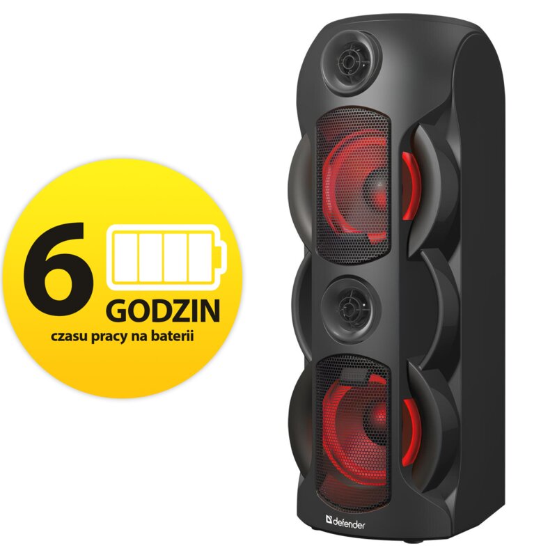 Power audio DEFENDER G78 Karaoke Czarny