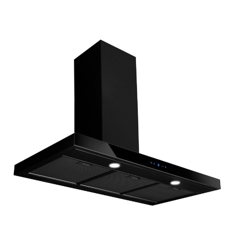 Okap AFRELLI AW-6 Nuvola 60 Czarny Mat 672m3/h 57dB klasa B